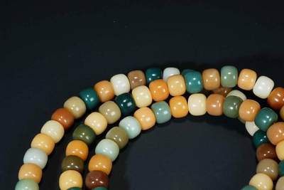 上海都达杂项专场103【全场包邮】  多彩菩提桶珠多圈手串63-97