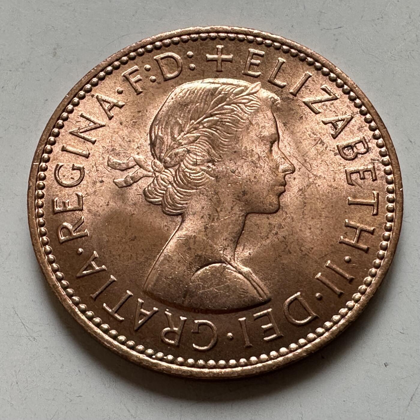 🌹外币初藏🌹🐯2026年第38场   每周二四六晚8️⃣点 世界钱币 英国1967年半便士 a