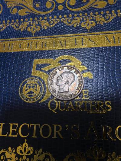 长老汇马年精选第十六场拍卖 - 1926西班牙阿方索十三世50分银币，2.5克835银