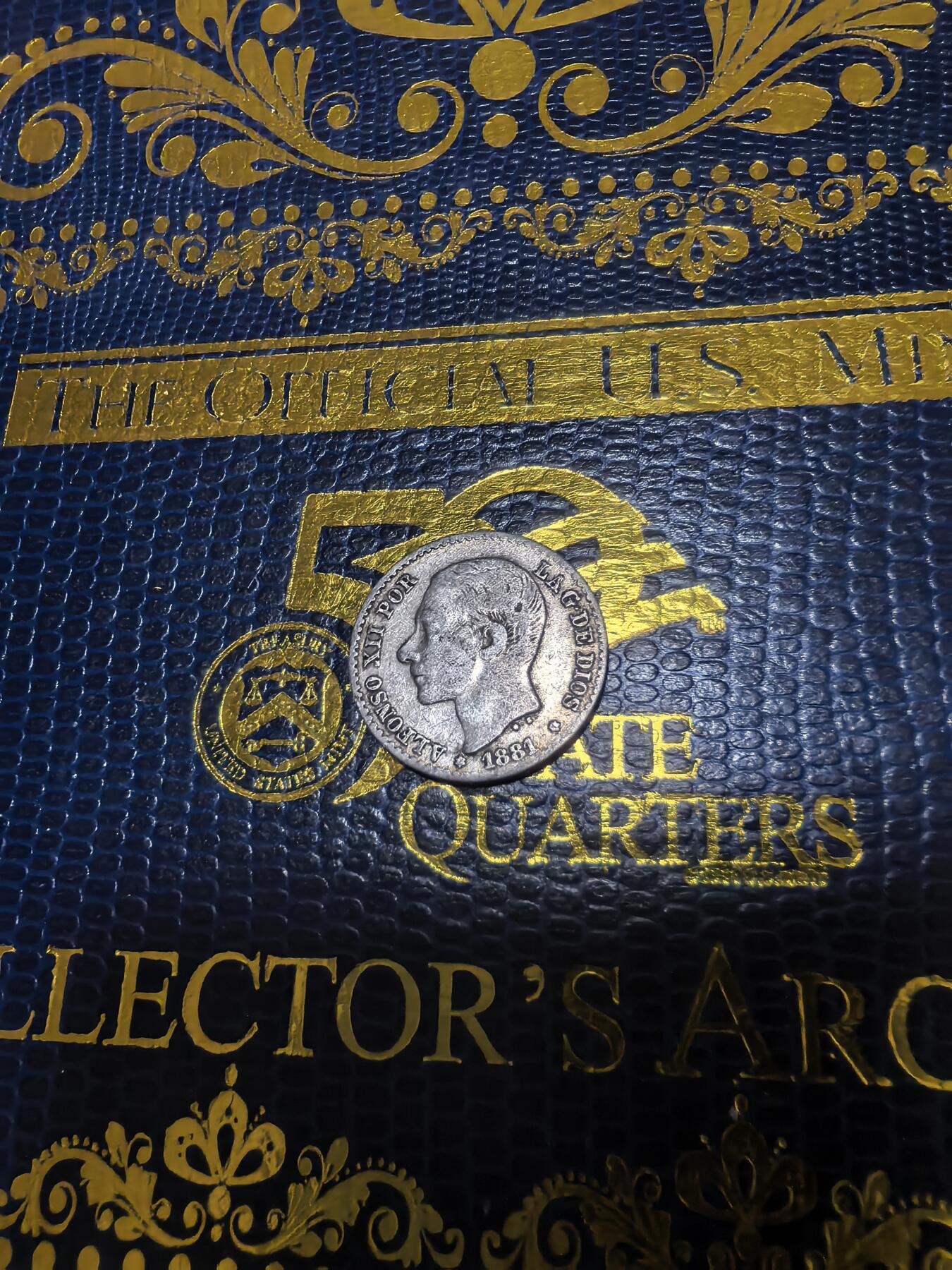 长老汇马年精选第十六场拍卖 1881西班牙阿方索十二世50分银币，2.5克835银（1）