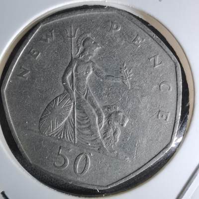 沼泽如烟--第1045场 - 英国1969年50便士