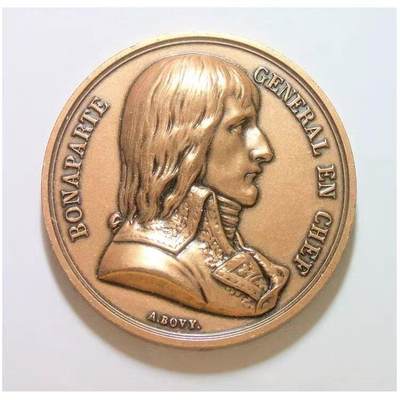 【艺术】法国艺术大章 纪念1798年 拿破仑远征埃及金字塔高浮雕精制大铜章 43MM - 【艺术】法国艺术大章 纪念1798年 拿破仑远征埃及金字塔高浮雕精制大铜章 43MM