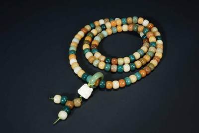 上海都达杂项专场六十六【全场包邮】 - 多彩菩提桶珠多圈手串63-97