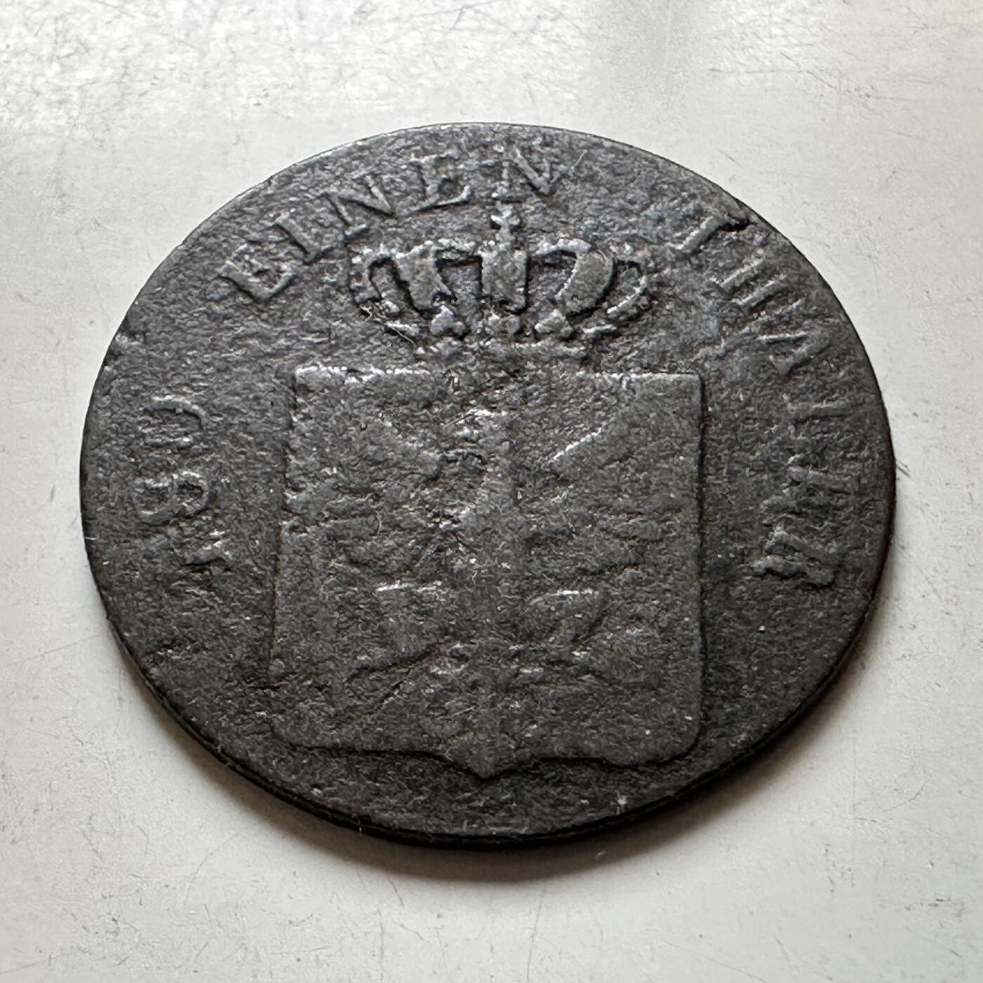 🌹外币初藏🌹🐯2026年第38场   每周二四六晚8️⃣点 世界钱币 普鲁士1821年 2芬尼