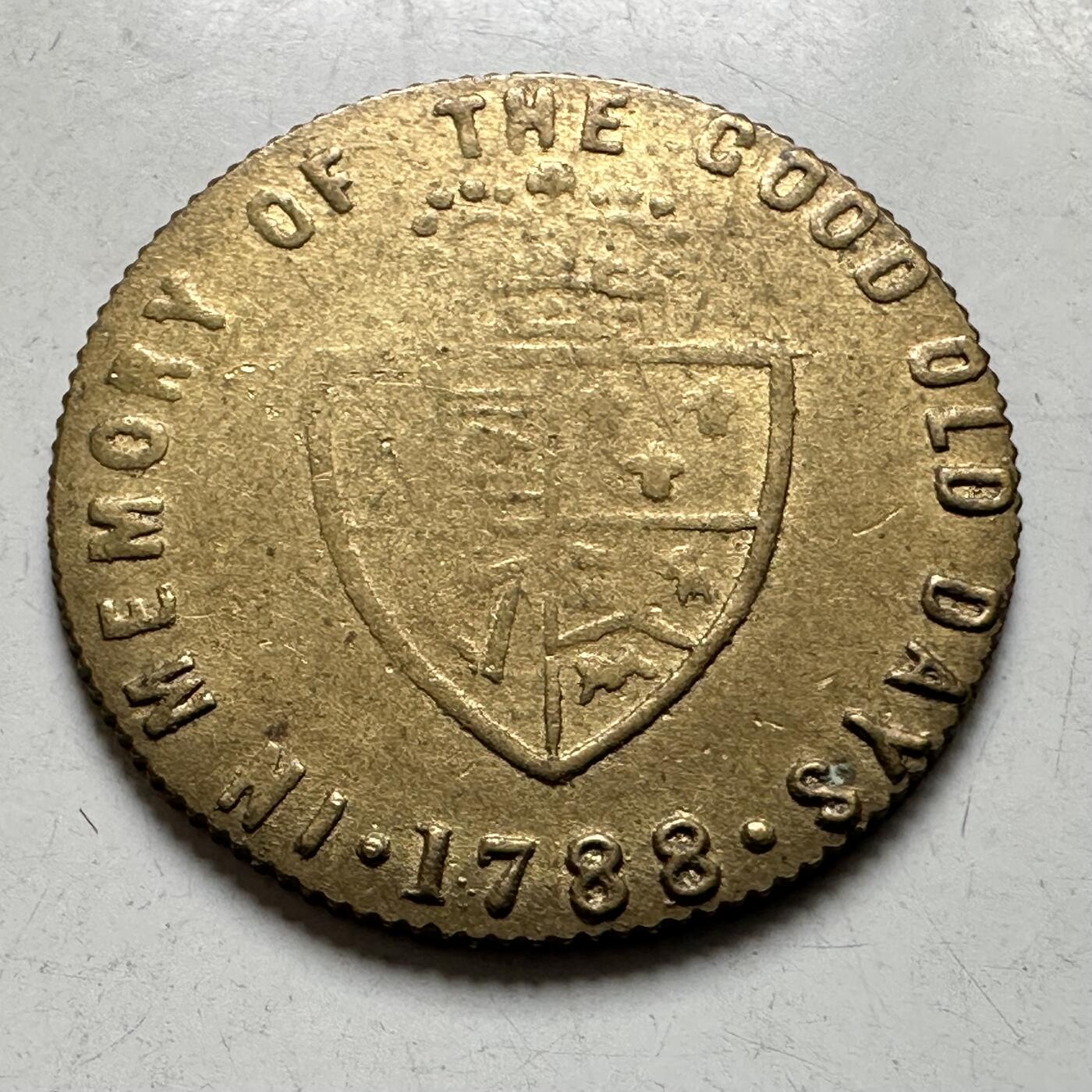 🌹外币初藏🌹🐯2026年第38场   每周二四六晚8️⃣点 世界钱币 英国1788年乔治三世 后铸 代用币 b