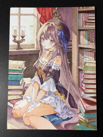 NO.29 好又多金牌大场，每周一站式配齐，方便凑单！（卖家送拍0抽成！周6晚9点截拍！） - 【1/1手绘】画师文福 人偶少女 A5尺寸