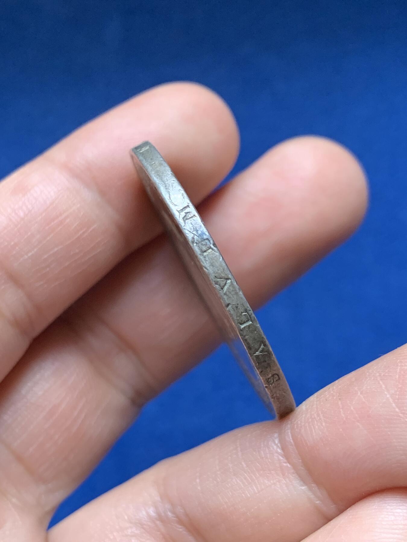 《竞宝斋》第478场 周日，周一 2场连拍 （全场包邮）欢迎送拍 法国1828年K版查理十世5法郎大银币 波尔多造币厂