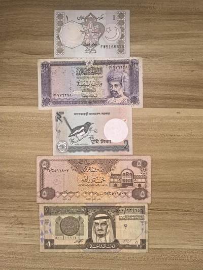 马年第二期，旧币专场，0元起拍，5元加价，无佣金 - 流通品相如图，请看清楚再拍（5张合拍）