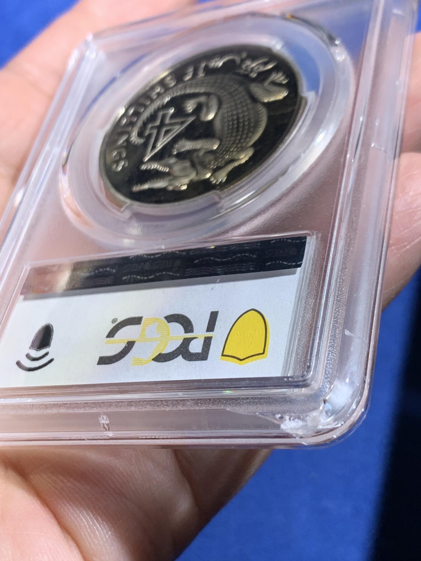 《竞宝斋》第478场 周日，周一 2场连拍 （全场包邮）欢迎送拍 PCGS PR63-PR65 英属冈比亚1966年伊丽莎白女王版精制套币6枚，送PCGS收纳盒1个