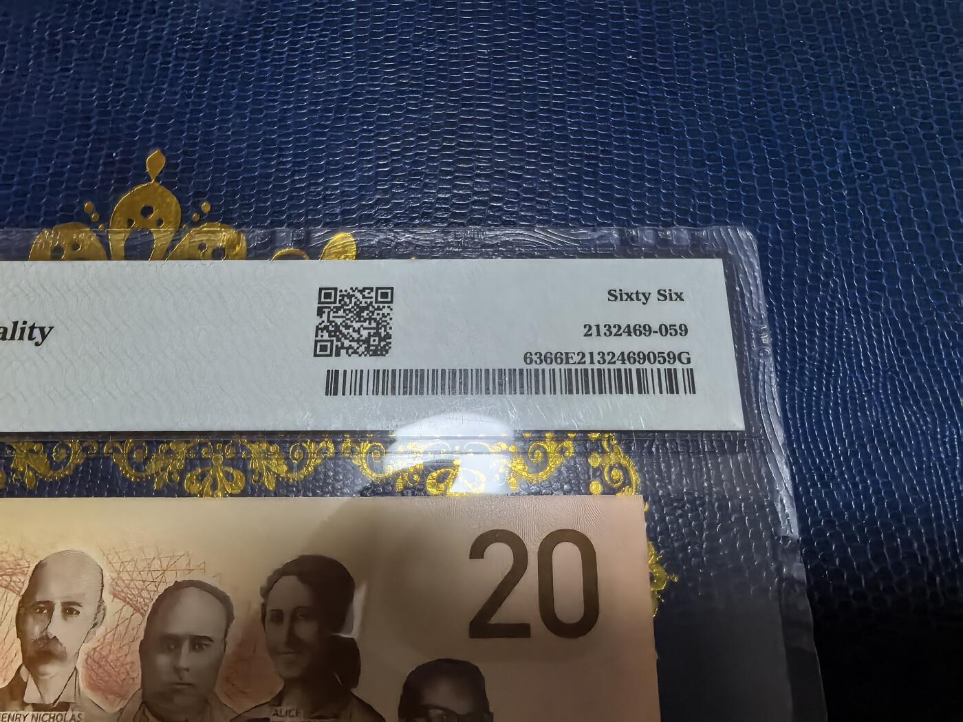 长老汇马年精选第十六场拍卖 2019新加坡20元塑料钞，PMG 66