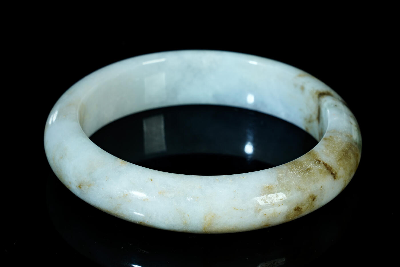 上海都达杂项专场六十八【全场包邮】 天然翡翠（A货）手镯 附鉴定证书95-139