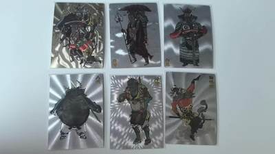 龙虎卡牌-八二场（满200元包邮，无佣金，每周六结拍，欢迎送拍） - 半粗6张 山衡一述 - 五盛西游记 一套