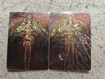 【随心含颖卡拍57期】卡游/集卡社/卡卡沃 抽卡机专场拍卖【无佣金】 - 燎原 刷子 精绝公主粗闪卡2张