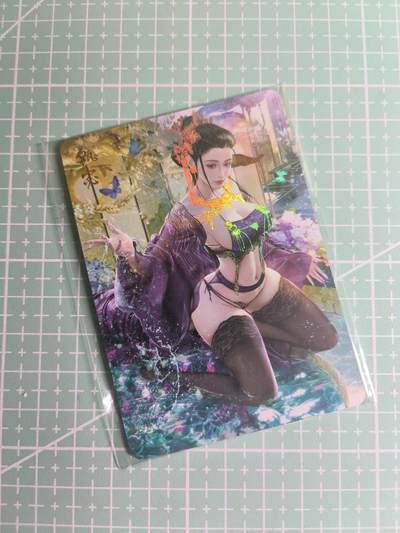 C先生卡牌 第26期 持续收拍品中…零手续费代拍 - 【彩闪】焱卡文化×巴丁《典藏系列》甄宓 三渐变