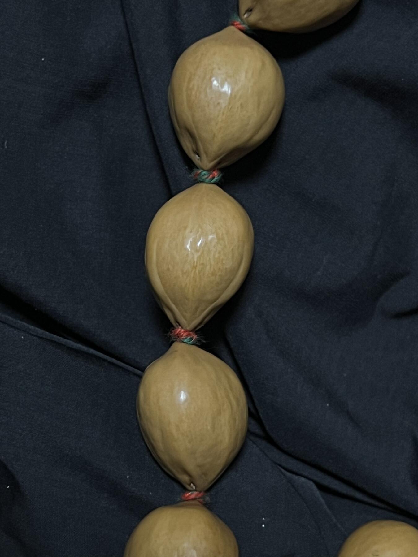 零元拍：精抛 铁核素珠橄榄核手持：19/24MM