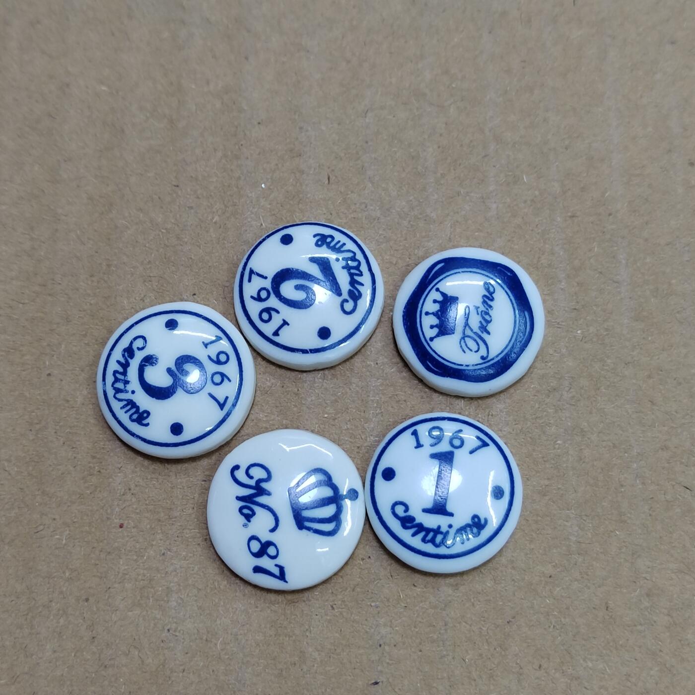 PCAI钱币  7-800 钱币邮票小专场 景德镇出口欧美代用币一套