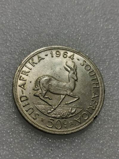 天下钱庄专场欢迎参拍 - 南非羚羊5先令银币