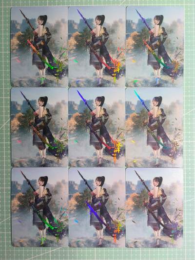 C先生卡牌 第26期 持续收拍品中…零手续费代拍 - 【彩闪+钻闪】燎原文化《幻水浒》地雄星 远景九宫(8彩闪1钻闪)