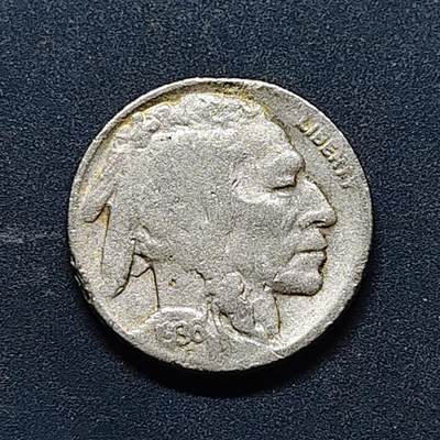 【全场包邮】纯粹捡漏拍518场 - 美国1936年野牛5分