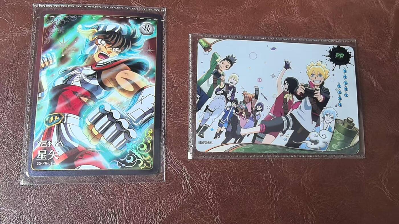 龙虎卡牌-八二场（满200元包邮，无佣金，每周六结拍，欢迎送拍） 卡游活动卡2张 - 星矢&博人传