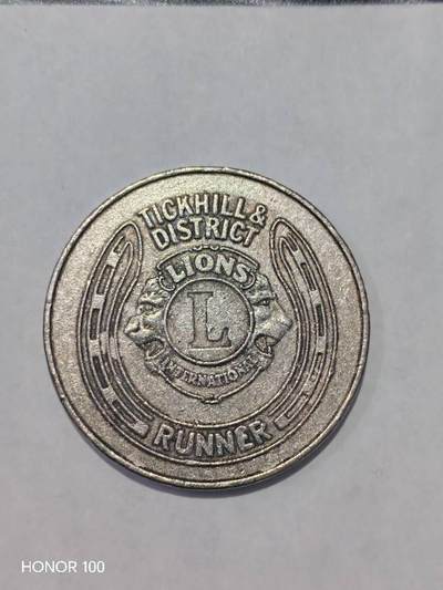 纪念章/纪念币 - 英国Tickhill & District狮子会跑步纪念章- 蒂克希尔（Tickhill）是英国南约克郡的历史小镇，当地狮子会长期举办社区跑步、慈善跑等活动，此章为该系列赛事的完赛奖牌