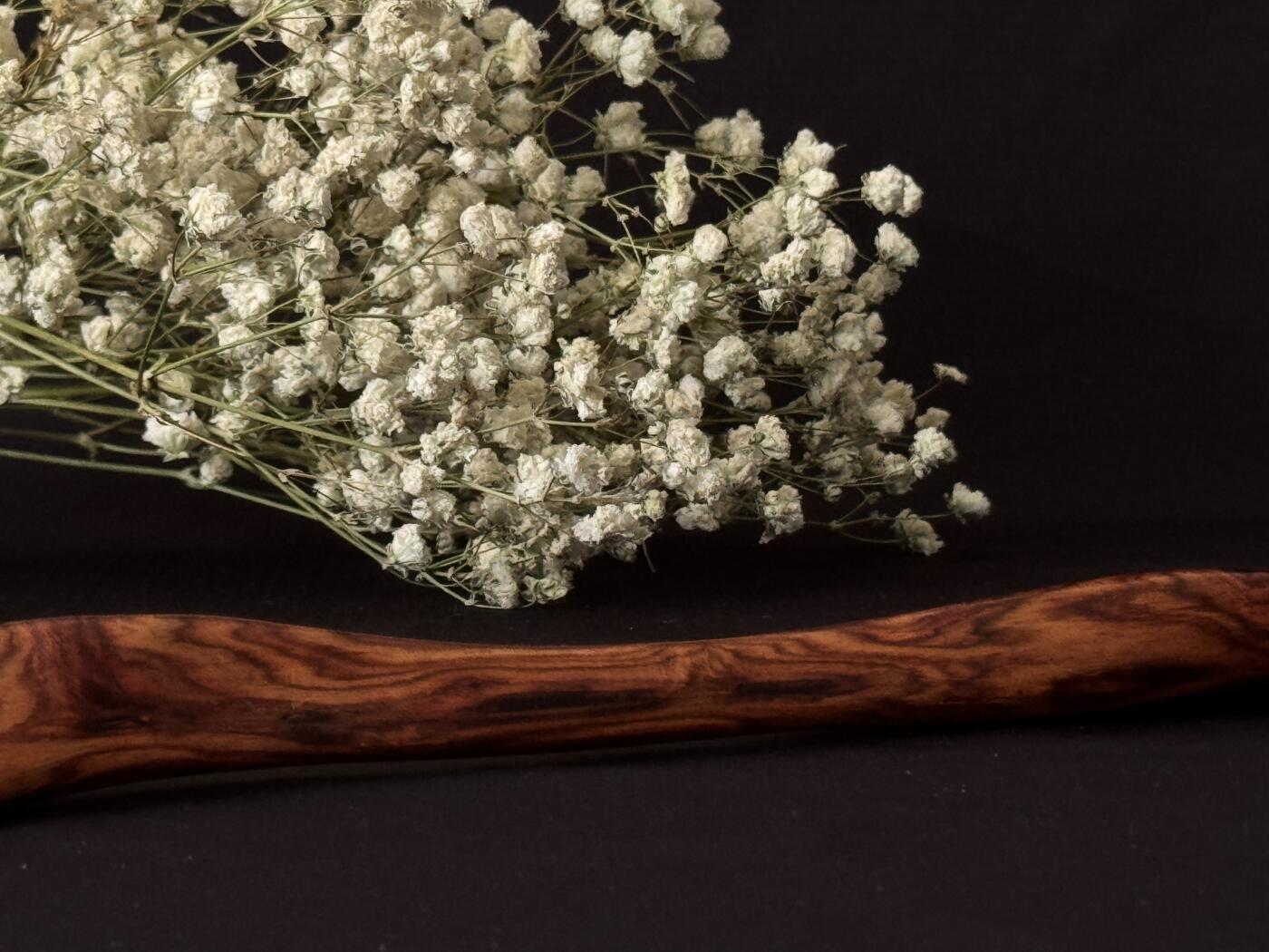 零元拍：NO.14海南黄花梨随形文玩把玩棍，尺寸长约：28.5CM