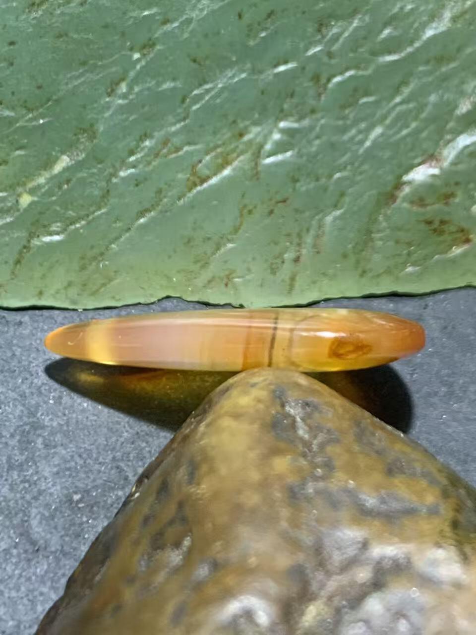 精美高玉化千层纹缠丝玛瑙吊坠一个