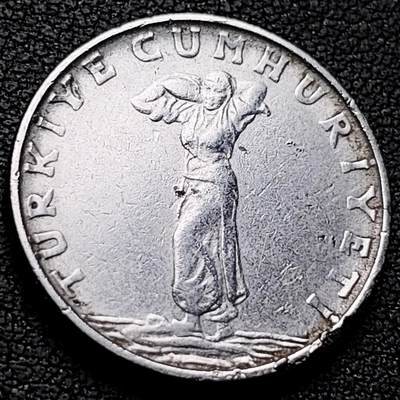 泉币菌-第221场-拍品多 请提前出价 - 土耳其1959年 25库鲁硬币 22.5mm 