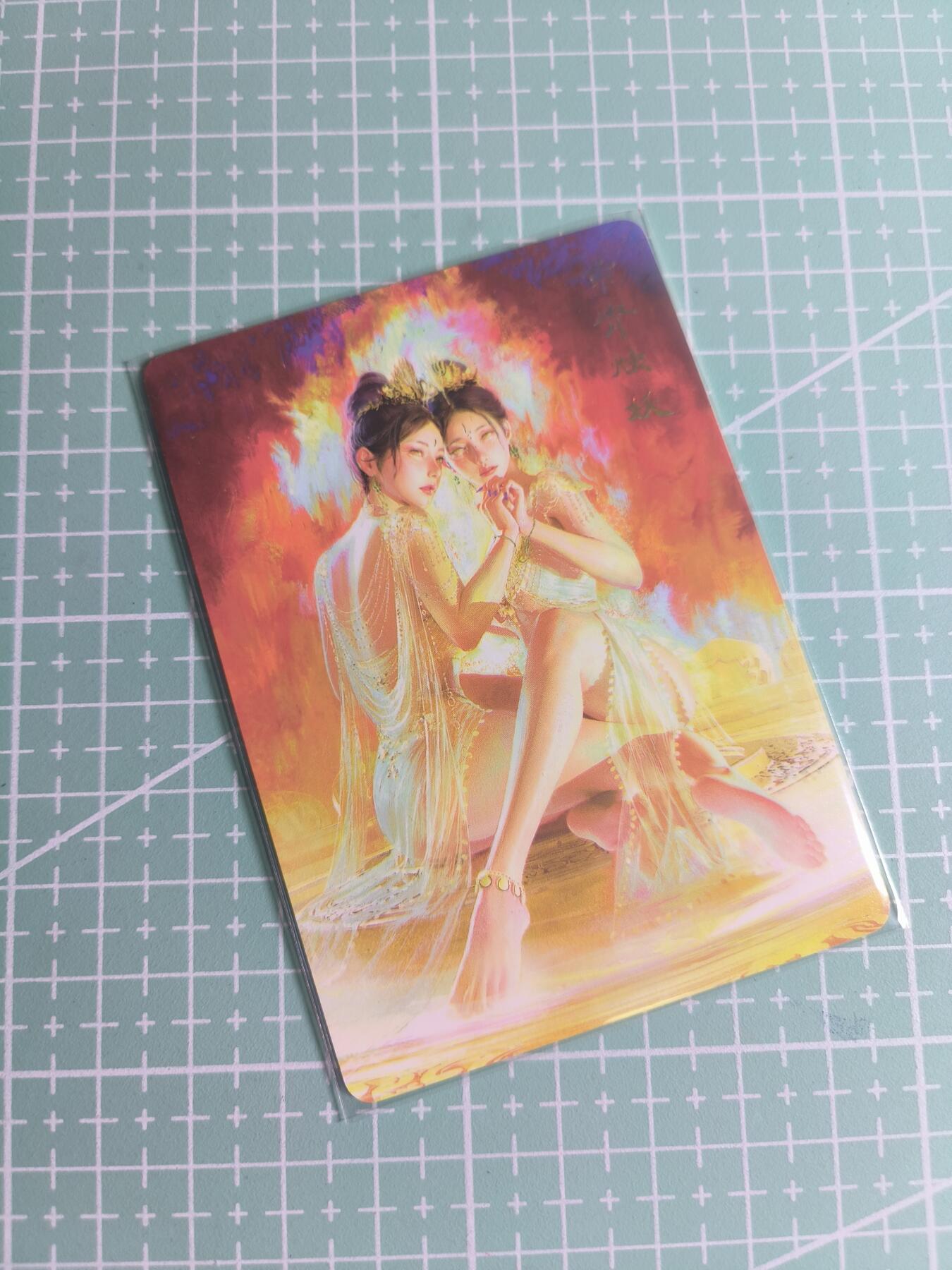 C先生卡牌 第26期 持续收拍品中…零手续费代拍 【幻彩普卡】燎原文化×刷子《妖姬传》紫青烛妖  双服饰