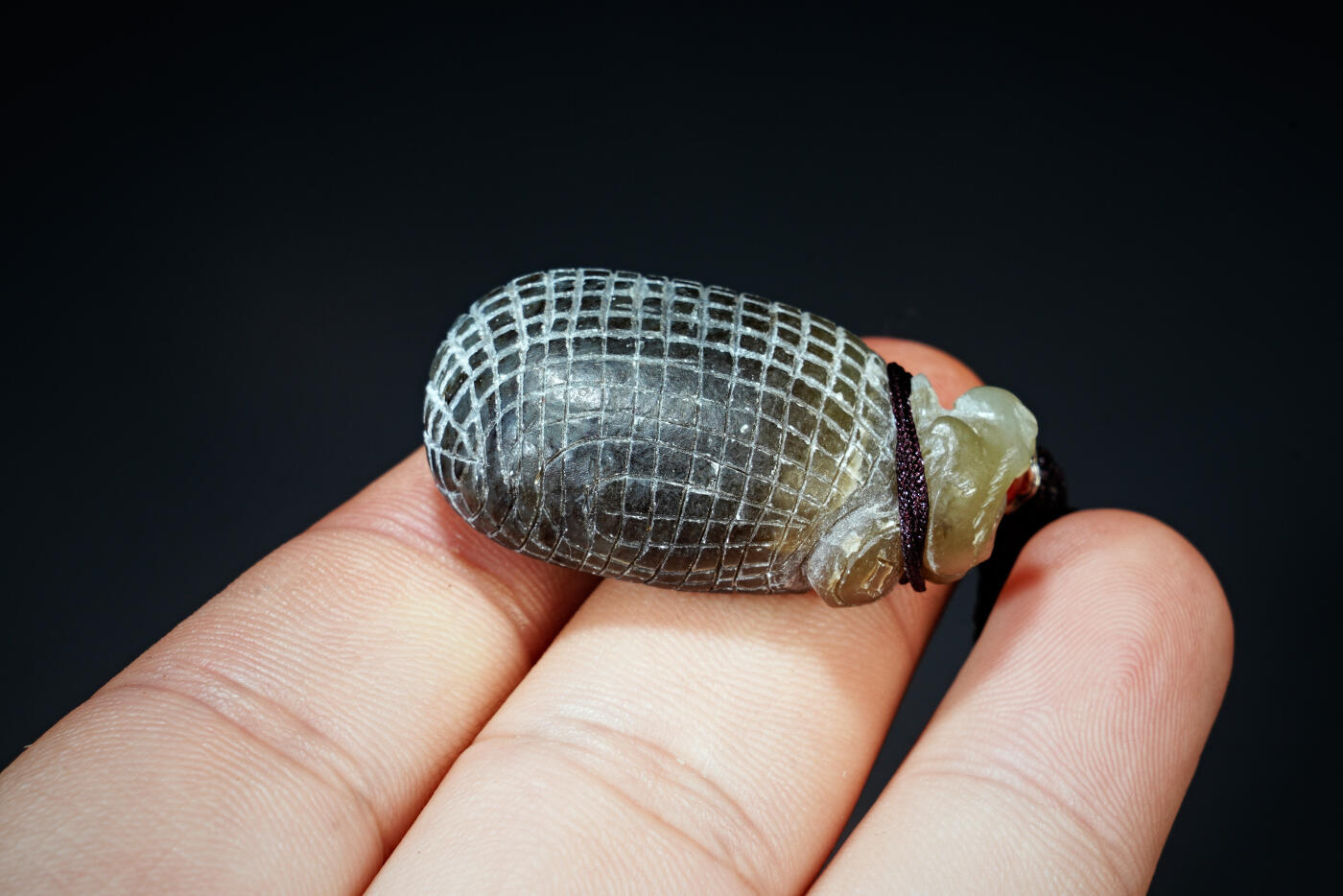 上海都达杂项专场六十八【全场包邮】 天然和田玉精雕《代代数钱》挂件95-155