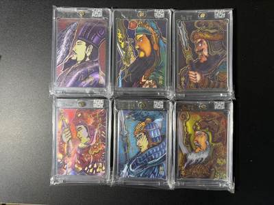 NO.29 好又多金牌大场，每周一站式配齐，方便凑单！（卖家送拍0抽成！周6晚9点截拍！） - 【限编亲签套】超吉梦 历代五虎特卡 大真亲签 蜀汉五虎+诸葛亮 粗闪 官封卡砖