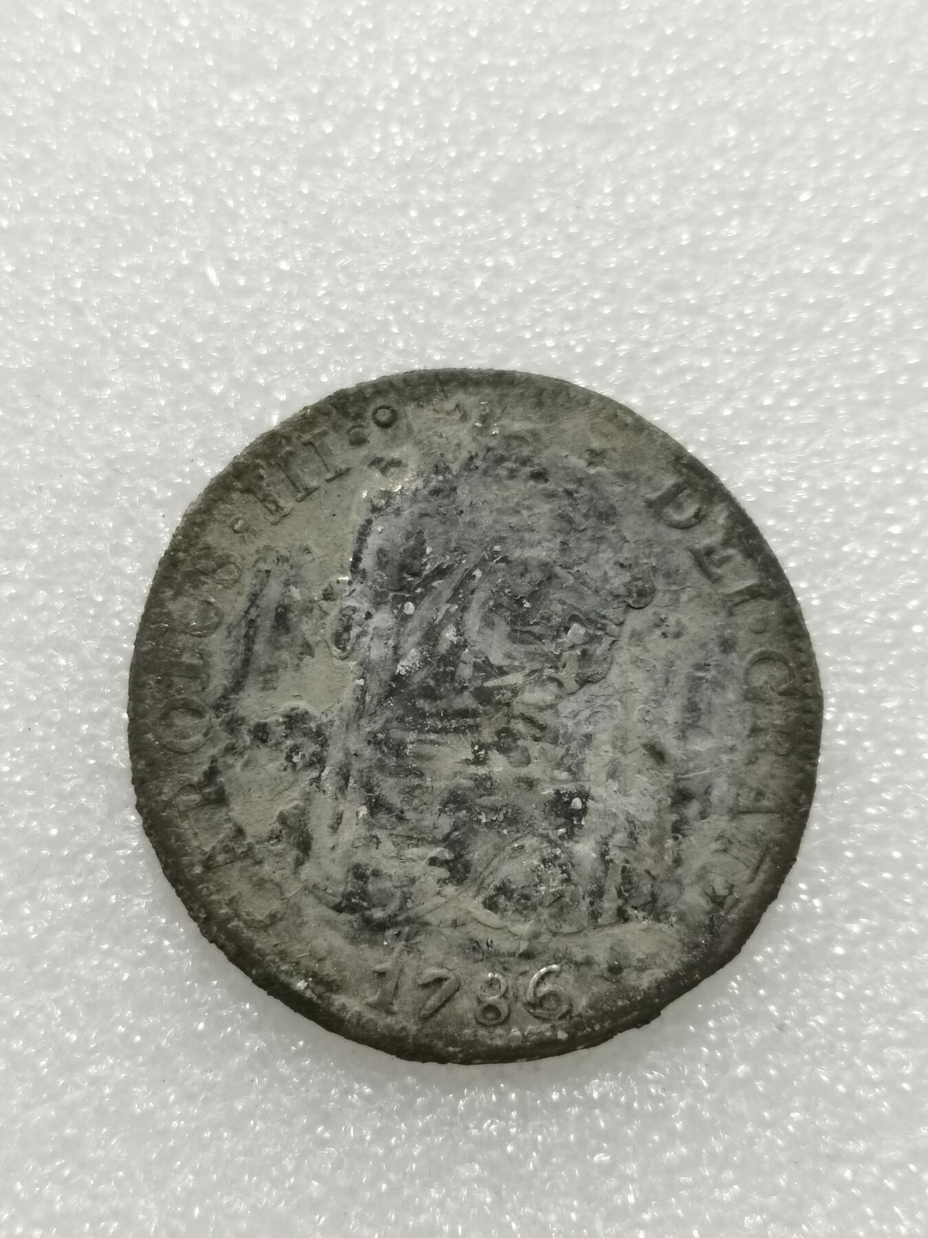 天下钱庄专场欢迎参拍 西属墨西哥卡三老双柱银币