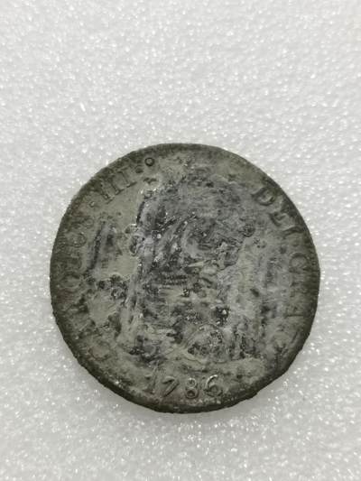 天下钱庄专场欢迎参拍 - 西属墨西哥卡三老双柱银币