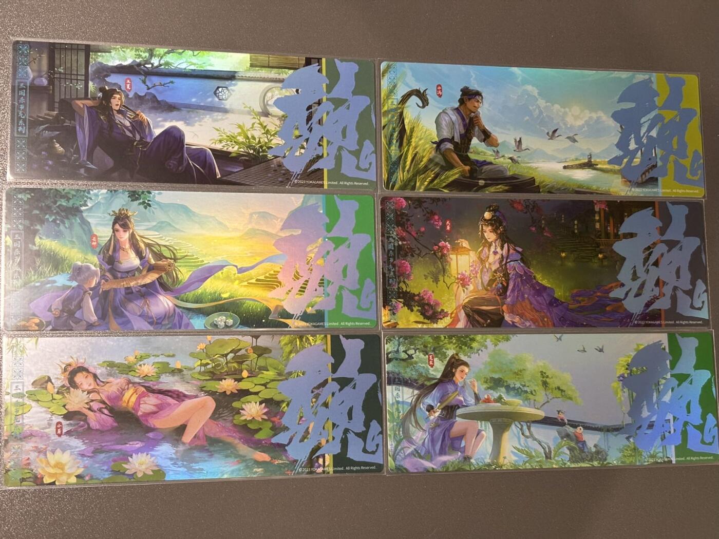 【四月清和雨乍晴】小王子卡拍第二十五场  游卡桌游 三国杀二十四节气镭射票 曹魏6张