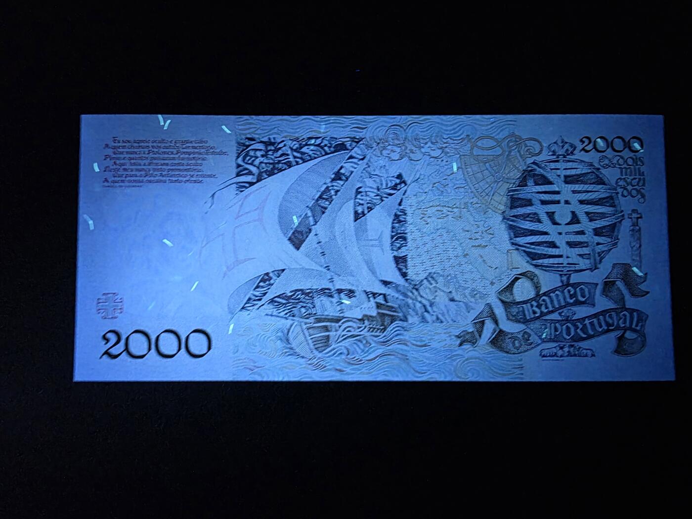 叁拾收藏第35期 葡萄牙1992年2000埃斯库多  UNC