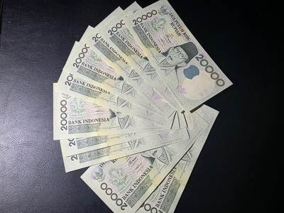 叁拾收藏第35期 - 印度尼西亚1998年2万卢比10张连号（文学家哈尔贾大部分全程无47） UNC