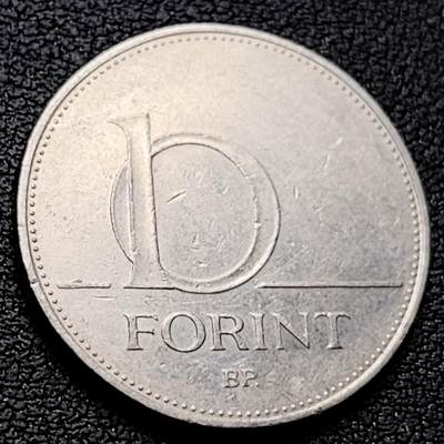 泉币菌-第221场-拍品多 请提前出价 - 匈牙利10福林25mm 欧洲币