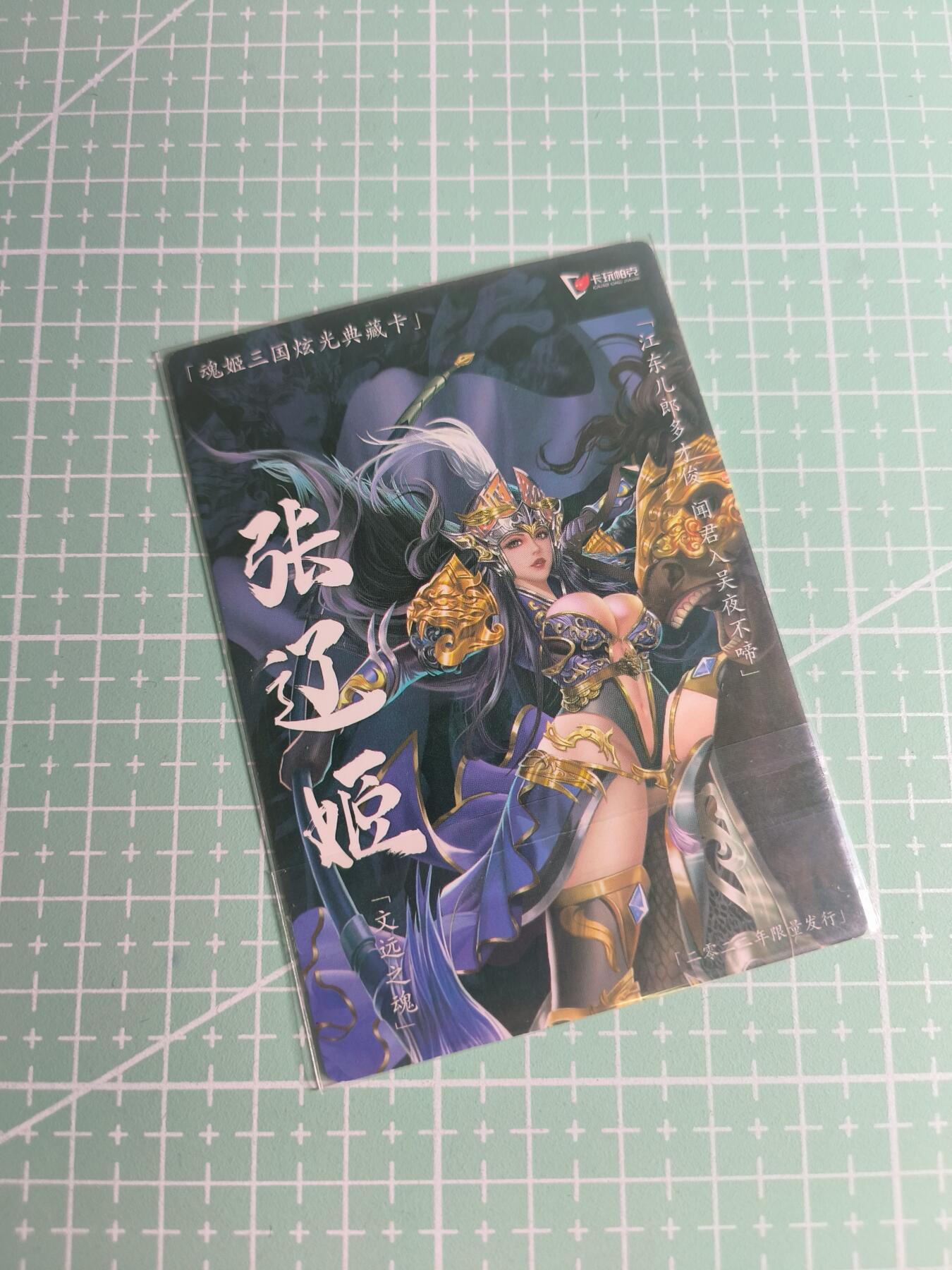 C先生卡牌 第26期 持续收拍品中…零手续费代拍 【粗闪】卡玩帕克《魂姬三国》张辽