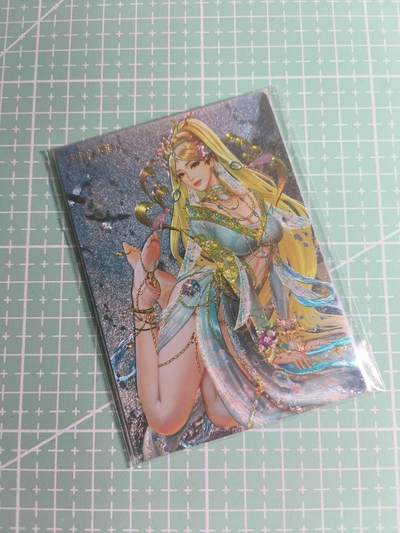 C先生卡牌 第26期 持续收拍品中…零手续费代拍 - 【粗闪】卡玩帕克《异界水浒神姬》混江龙·李俊  双服饰