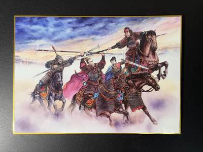 NO.29 好又多金牌大场，每周一站式配齐，方便凑单！（卖家送拍0抽成！周6晚9点截拍！） - 山河潮玩 侠哥 三英战吕布 A4色纸