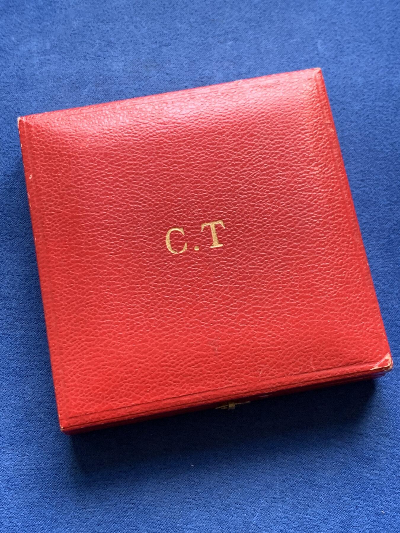 《竞宝斋》第478场 周日，周一 2场连拍 （全场包邮）欢迎送拍 法国陶瓷产品制造商联合会纪念大铜章 141.1克 68mm 丰饶角铜标 带盒