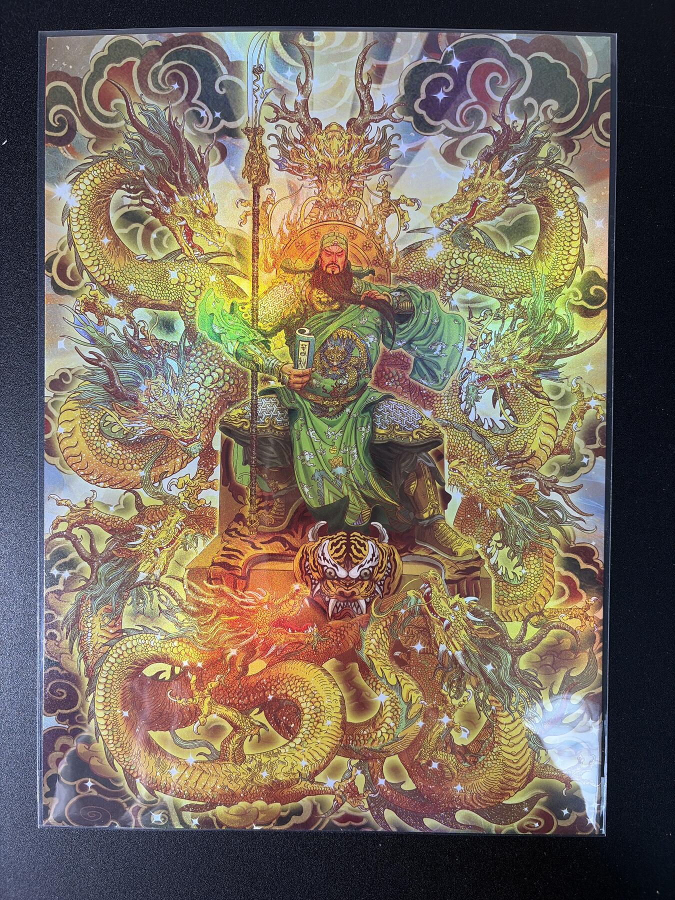 NO.29 好又多金牌大场，每周一站式配齐，方便凑单！（卖家送拍0抽成！周6晚9点截拍！） 武圣忠勇传 九龙关公 A4彩闪大卡