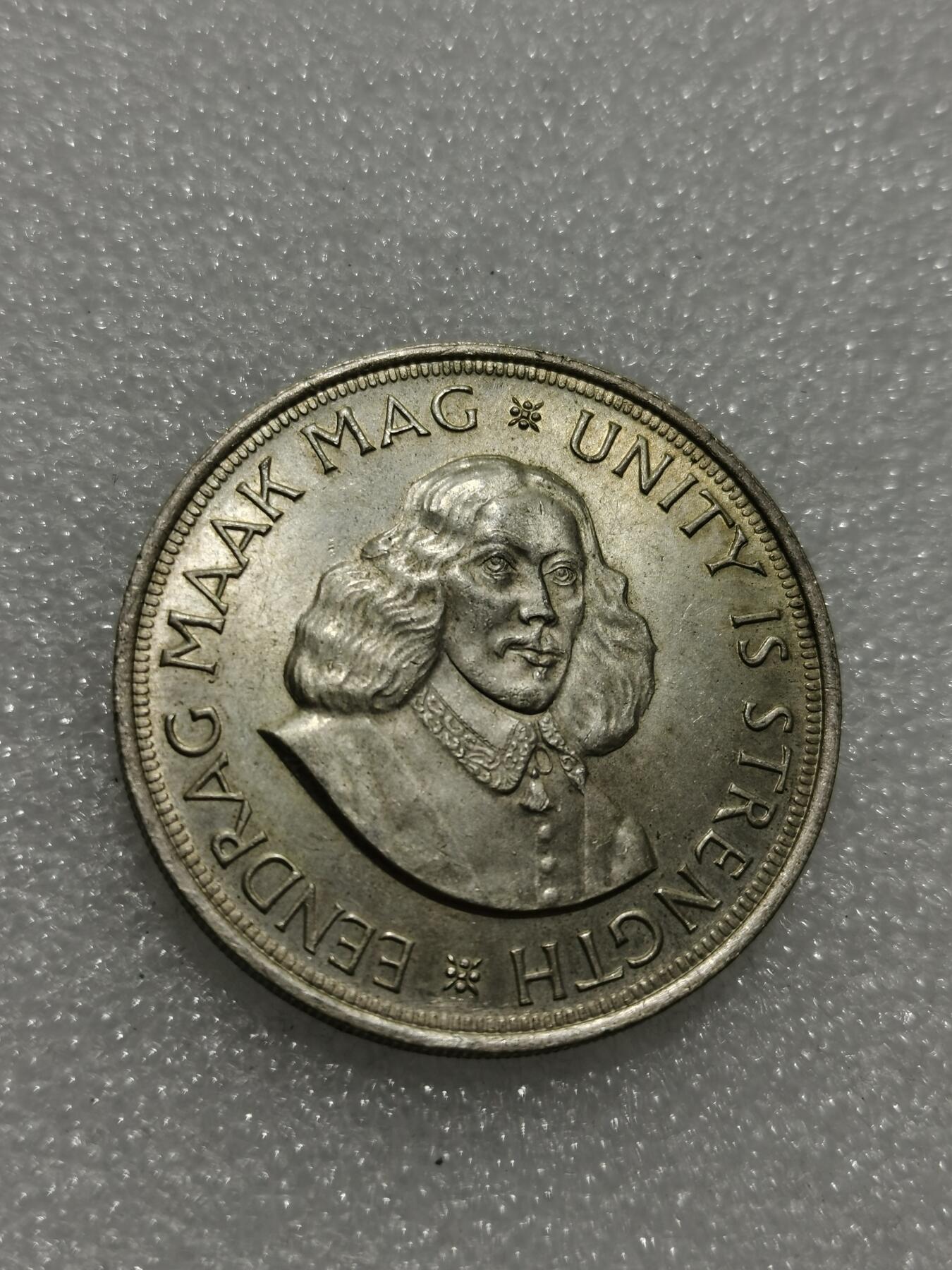 天下钱庄专场欢迎参拍 南非羚羊5先令银币