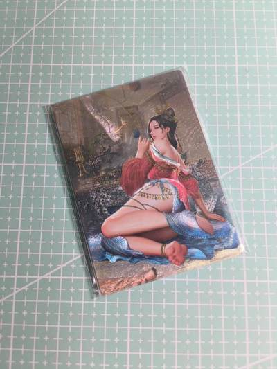 C先生卡牌 第26期 持续收拍品中…零手续费代拍 - 【粗闪】卡颜月色《金瓶梅》蓝氏 三渐变(第三张艺术)