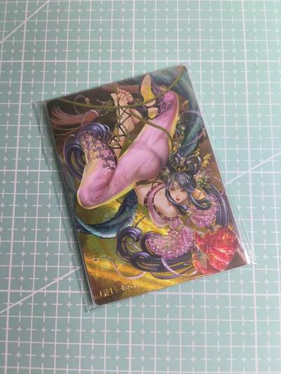 C先生卡牌 第26期 持续收拍品中…零手续费代拍 - 【粗闪】卡玩帕克《异界水浒神姬》鼓上蚤·时迁  双服饰
