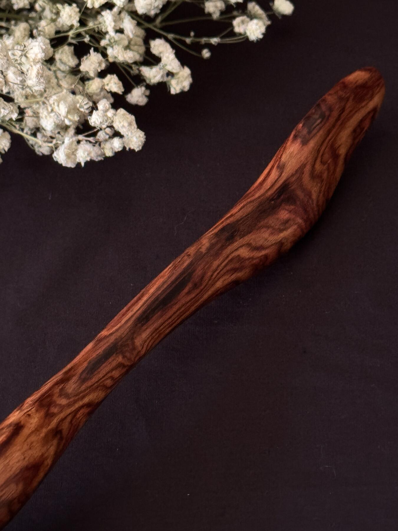 零元拍：NO.14海南黄花梨随形文玩把玩棍，尺寸长约：28.5CM