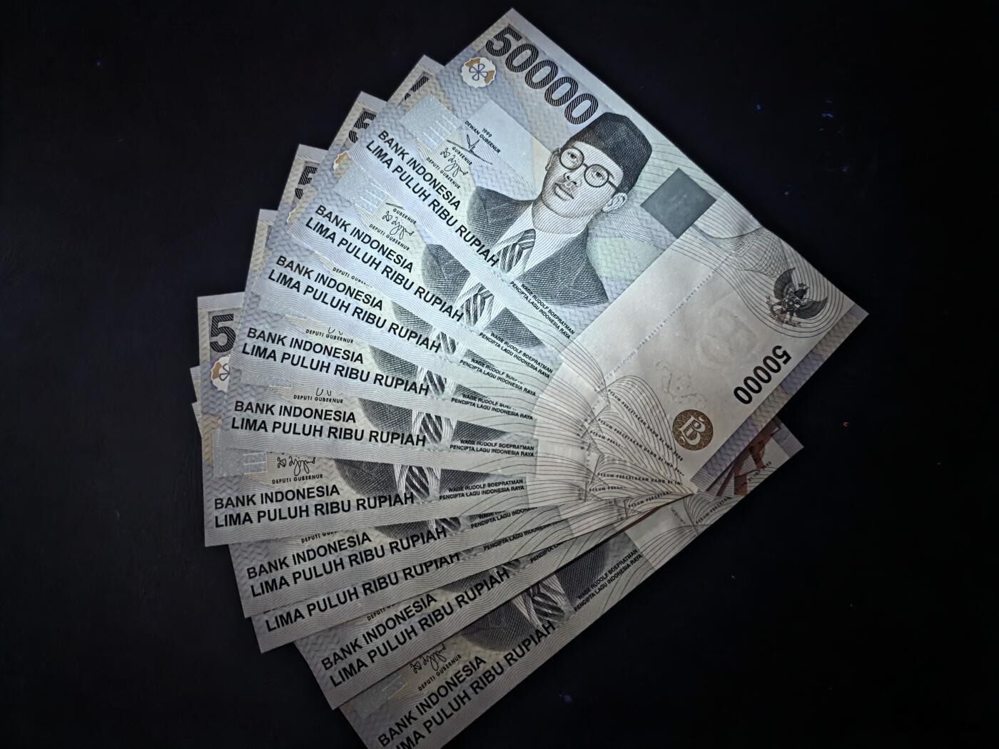 叁拾收藏第35期 印度尼西亚1999年5万卢比10张连号（尾号81-90，大部分全程无47） UNC