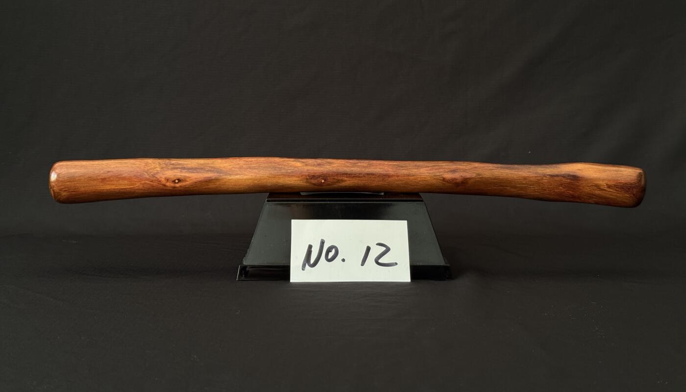 零元拍：NO.12海南黄花梨随形文玩把玩棍，尺寸长约：36CM