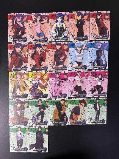 NO.29 好又多金牌大场，每周一站式配齐，方便凑单！（卖家送拍0抽成！周6晚9点截拍！） - DNA工作室 新世纪福音战士 22张厚卡