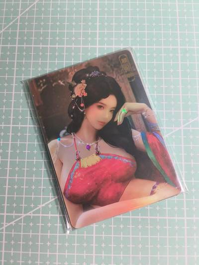 C先生卡牌 第26期 持续收拍品中…零手续费代拍 - 【彩闪】卡将文创《欲女传》关盼盼  双服饰+近景